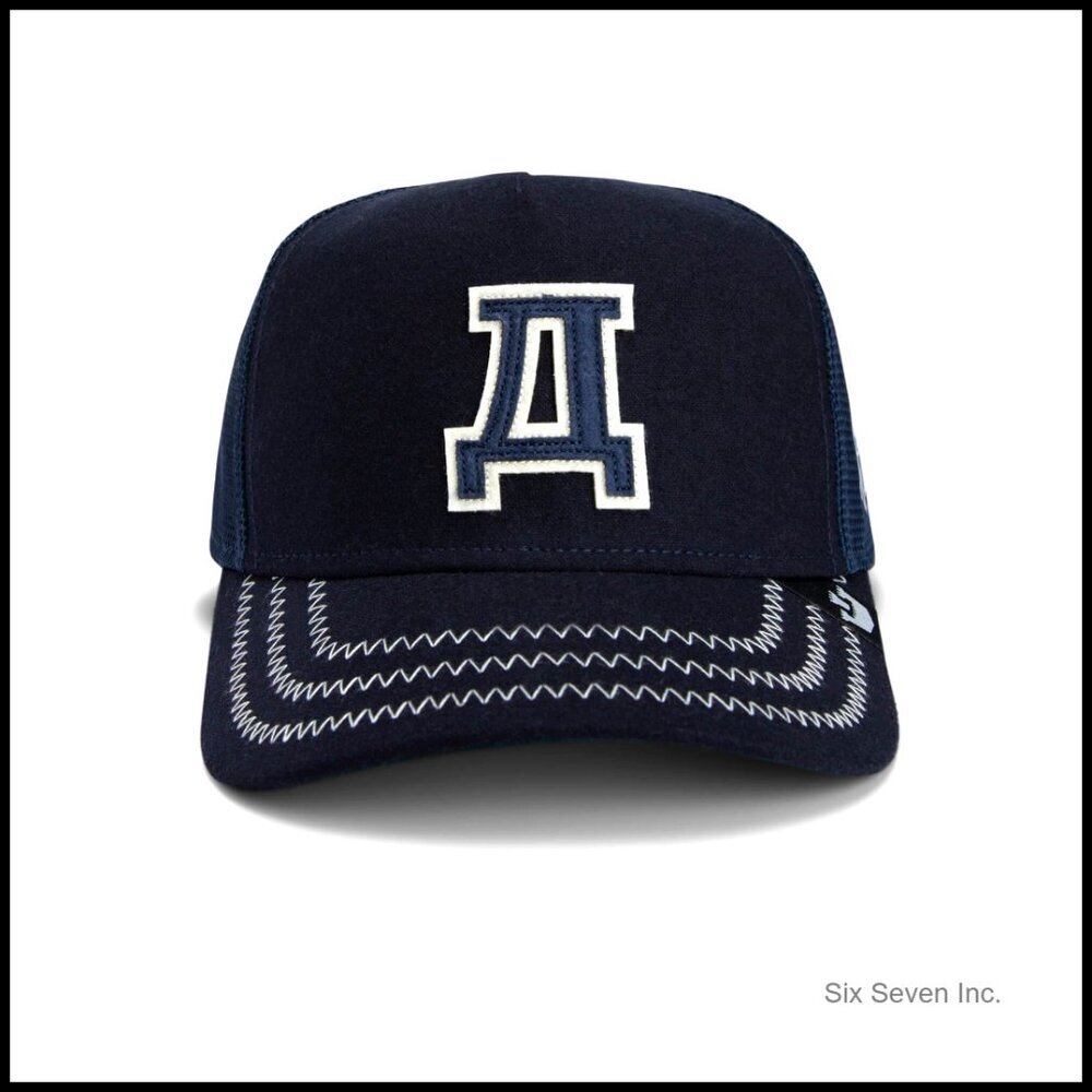 Retro Trucker Hat Snapback High Profile Fit Custom Patch Y2K Style